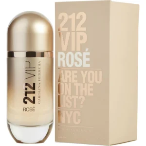 CAROLINA HERRERA 212 VIP ROSÉ ARE YOU ON THE LIST? NYC Eau De Parfum 80ML